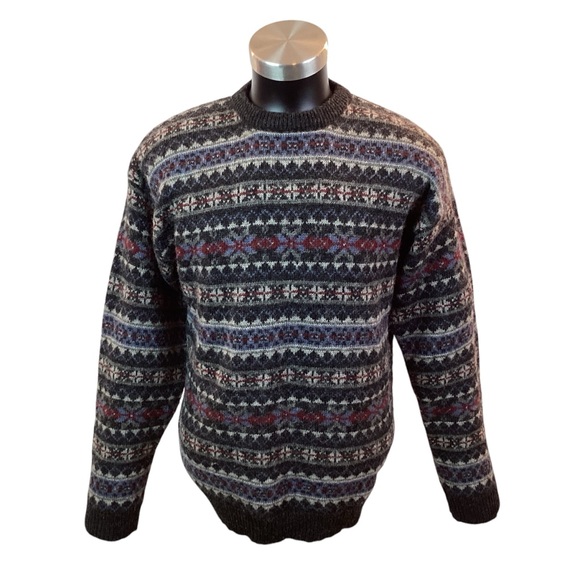 Vintage Woolrich Fair Isle Wool Sweater